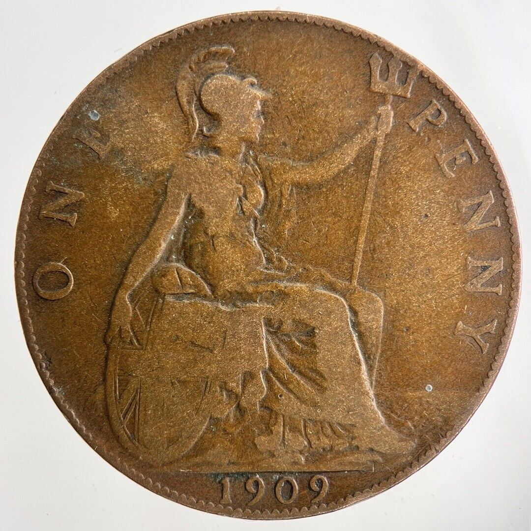 1909 Edward VII One Penny Coin | Collectable Grade