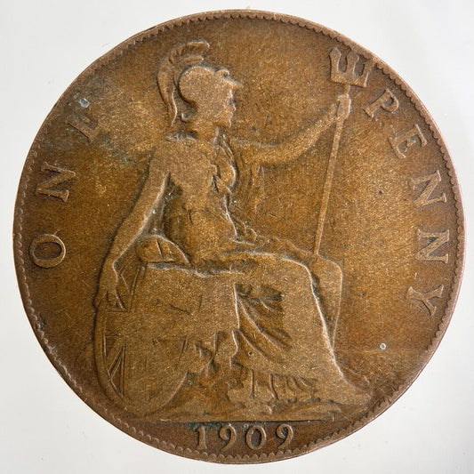 1909 Edward VII One Penny Coin | Collectable Grade