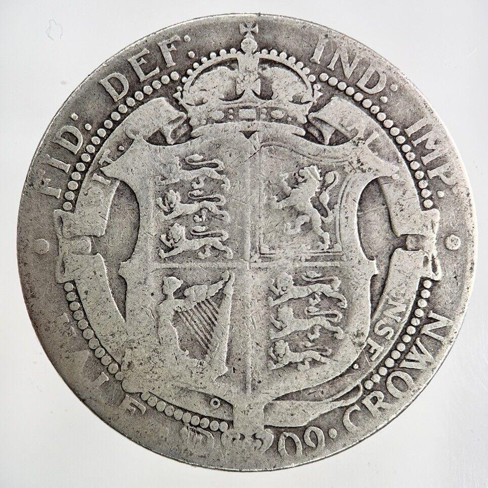 1909 Edward VII Half-Crown Silver Coin | Collectable Grade