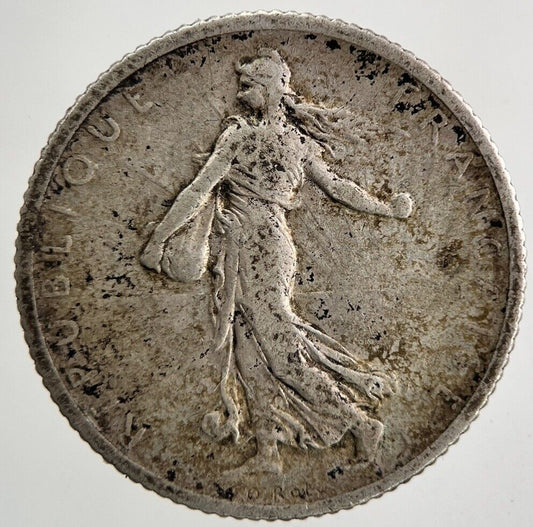 1909 France 1 Franc Silver Coin | Collectable Grade