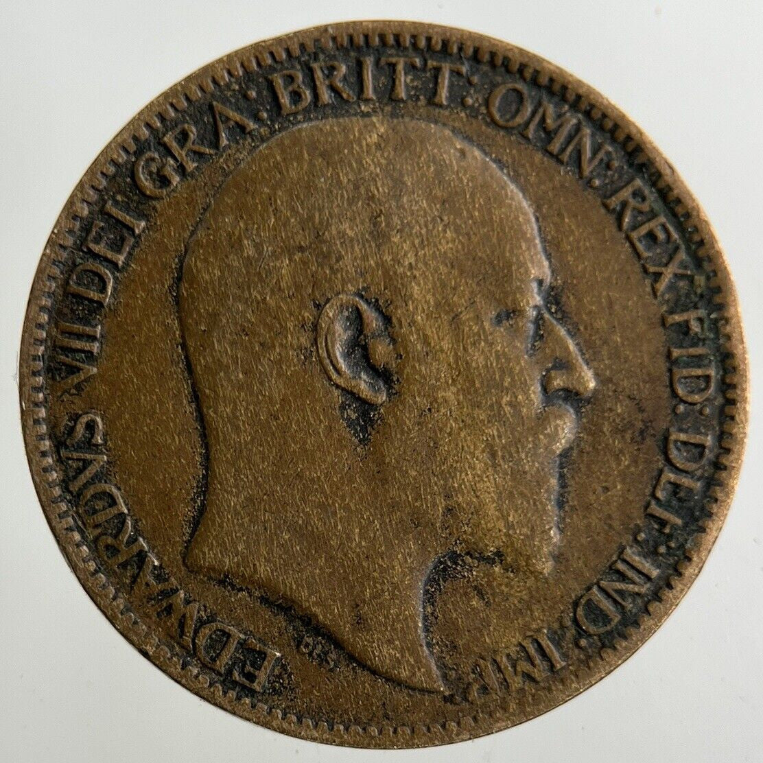 1909 Edward VII Farthing Coin | Fine Collectable Grade