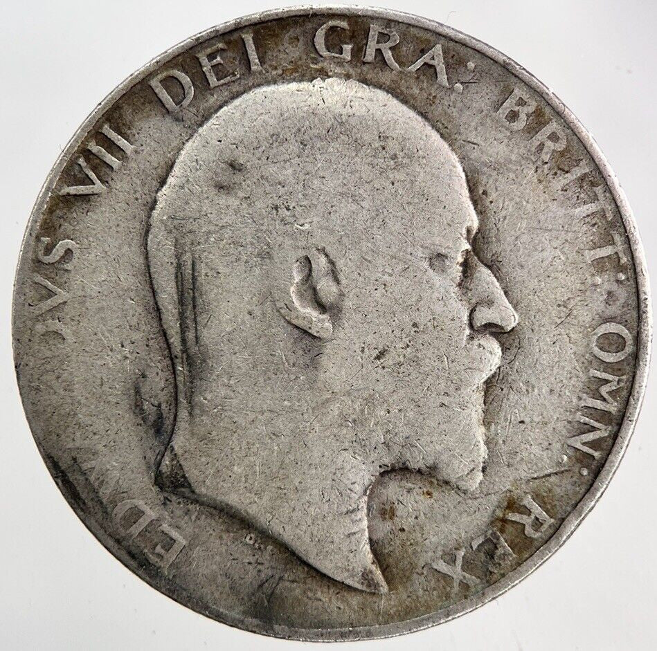1909 Edward VII Half-Crown Silver Coin | Collectable Grade