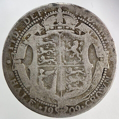 1909 Edward VII Half-Crown Silver Coin | Collectable Grade