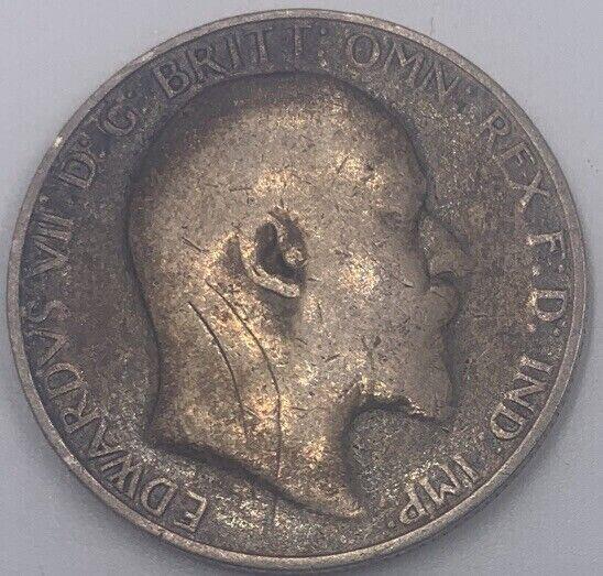 1910 Edward VII Florin | British Silver Coin | Collectable Grade | a19