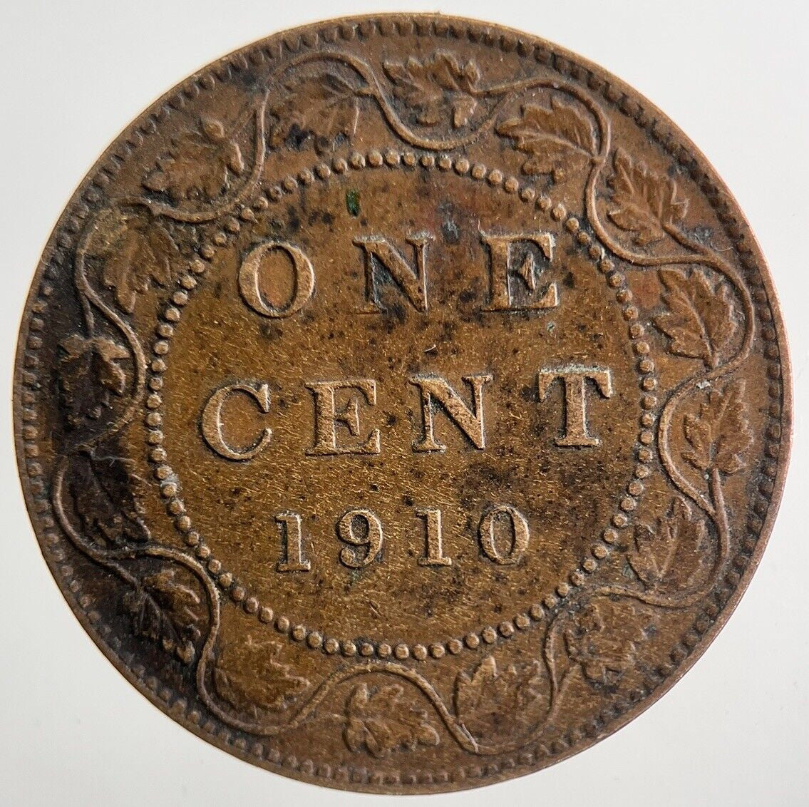 1910 Canada One 1 Cent Coin | Fine Collectable Grade