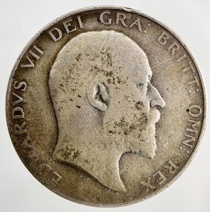 1910 Edward VII Half-Crown Silver Coin | Fine Collectable Grade
