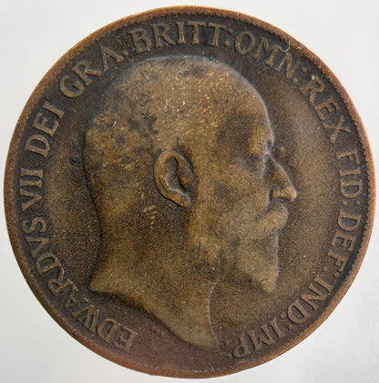 1910 Edward VII One Penny Coin | Collectable Grade