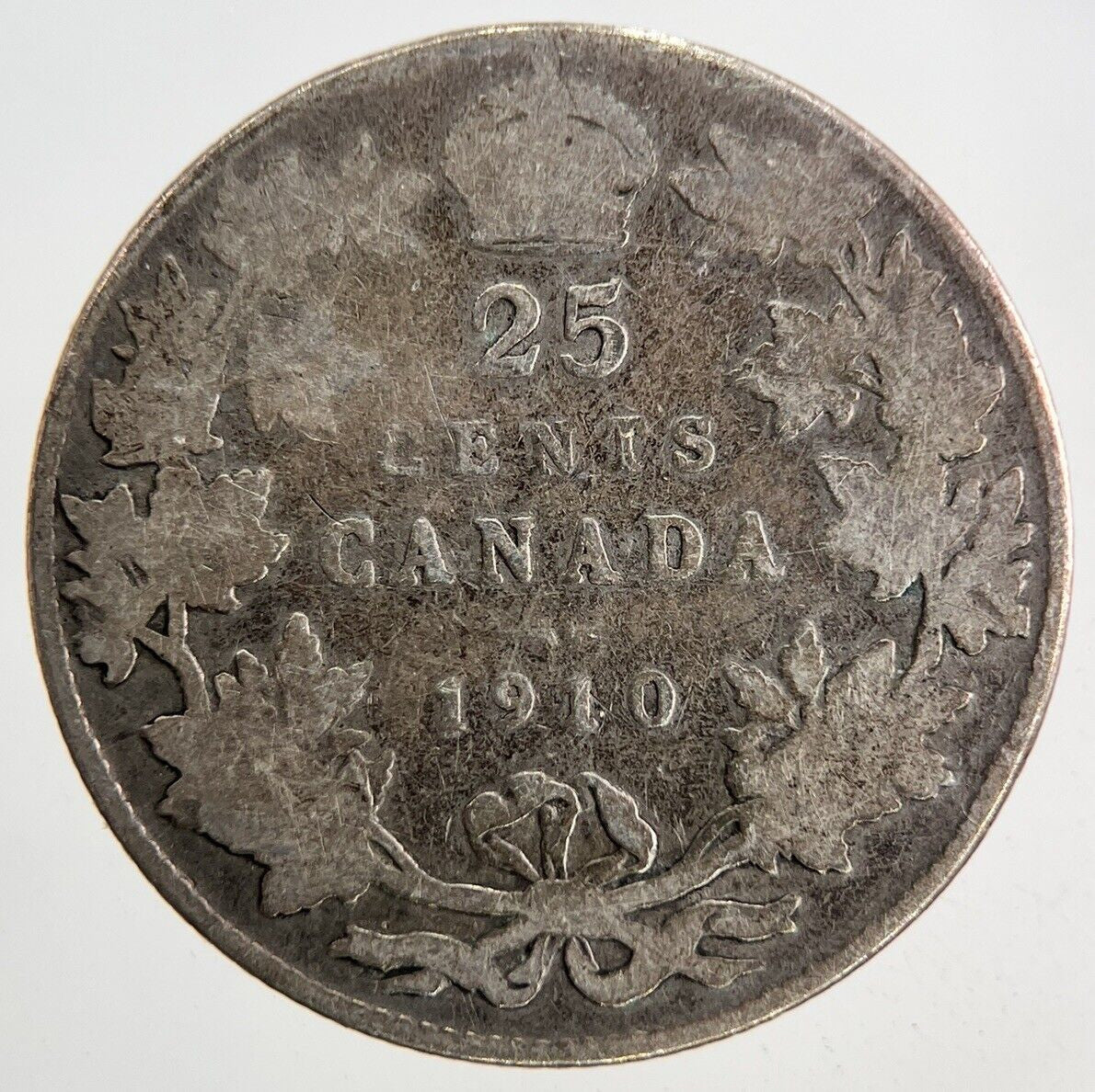 1910 Canada 25 Cents Silver Coin | Collectable Grade