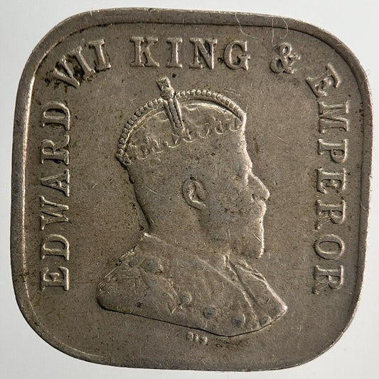 1910 Ceylon 5 Cents Sri Lanka Coin | Very High Grade