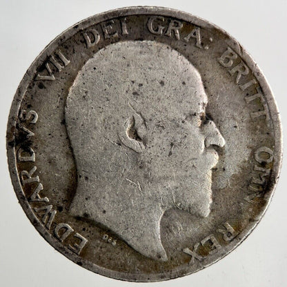 1910 Edward VII One Shilling Silver Coin | Collectable Grade