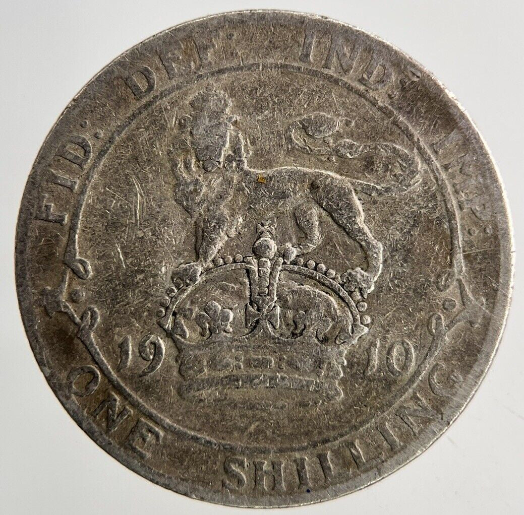 1910 Edward VII One Shilling Silver Coin | Collectable Grade