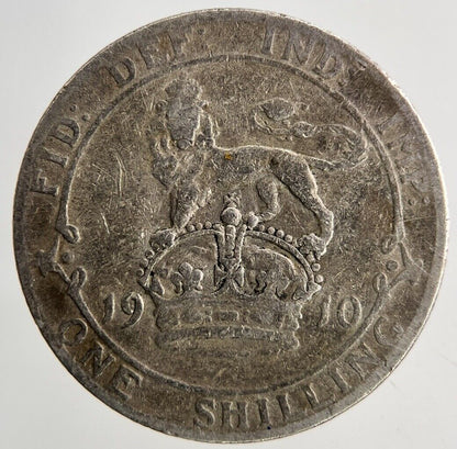 1910 Edward VII One Shilling Silver Coin | Collectable Grade