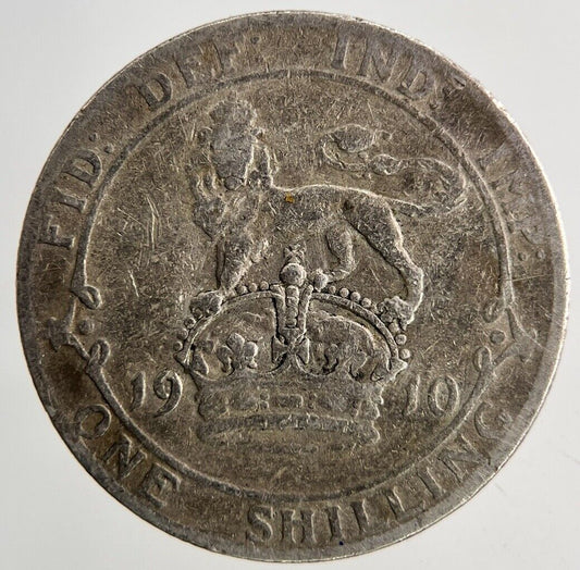 1910 Edward VII One Shilling Silver Coin | Collectable Grade