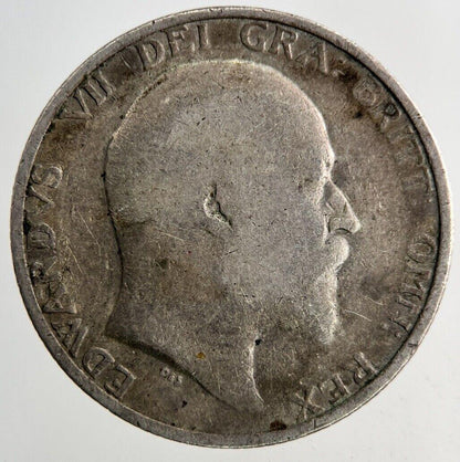 1910 Edward VII One Shilling Silver Coin | Collectable Grade