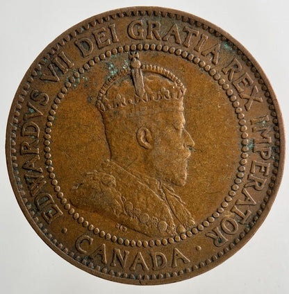 1910 Canada 1 One Cent Coin | Fine Collectable Grade