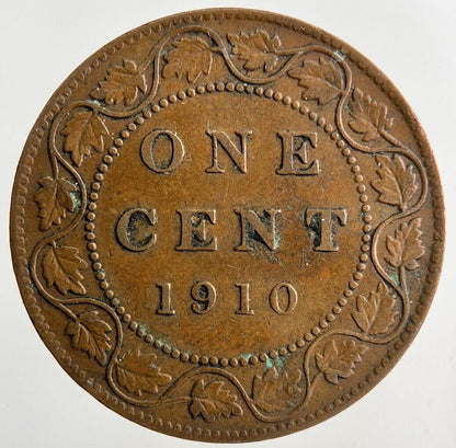 1910 Canada 1 One Cent Coin | Fine Collectable Grade