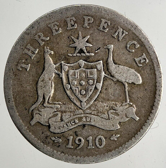 1910 Australia Threepence Silver Coin | Collectable Grade