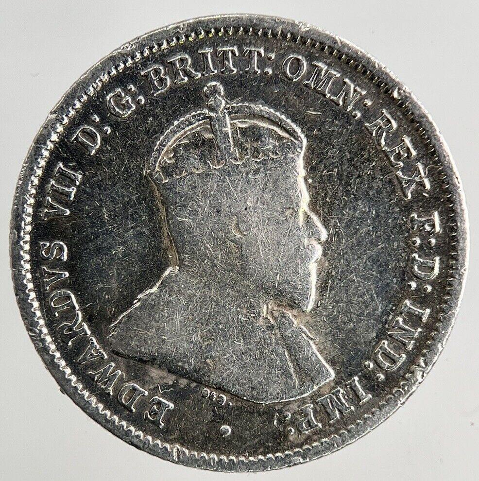 1910 Australia Sixpence Silver Coin | Fine Collectable Grade