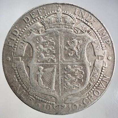 1910 Edward VII Half-Crown Silver Coin | Fine Collectable Grade
