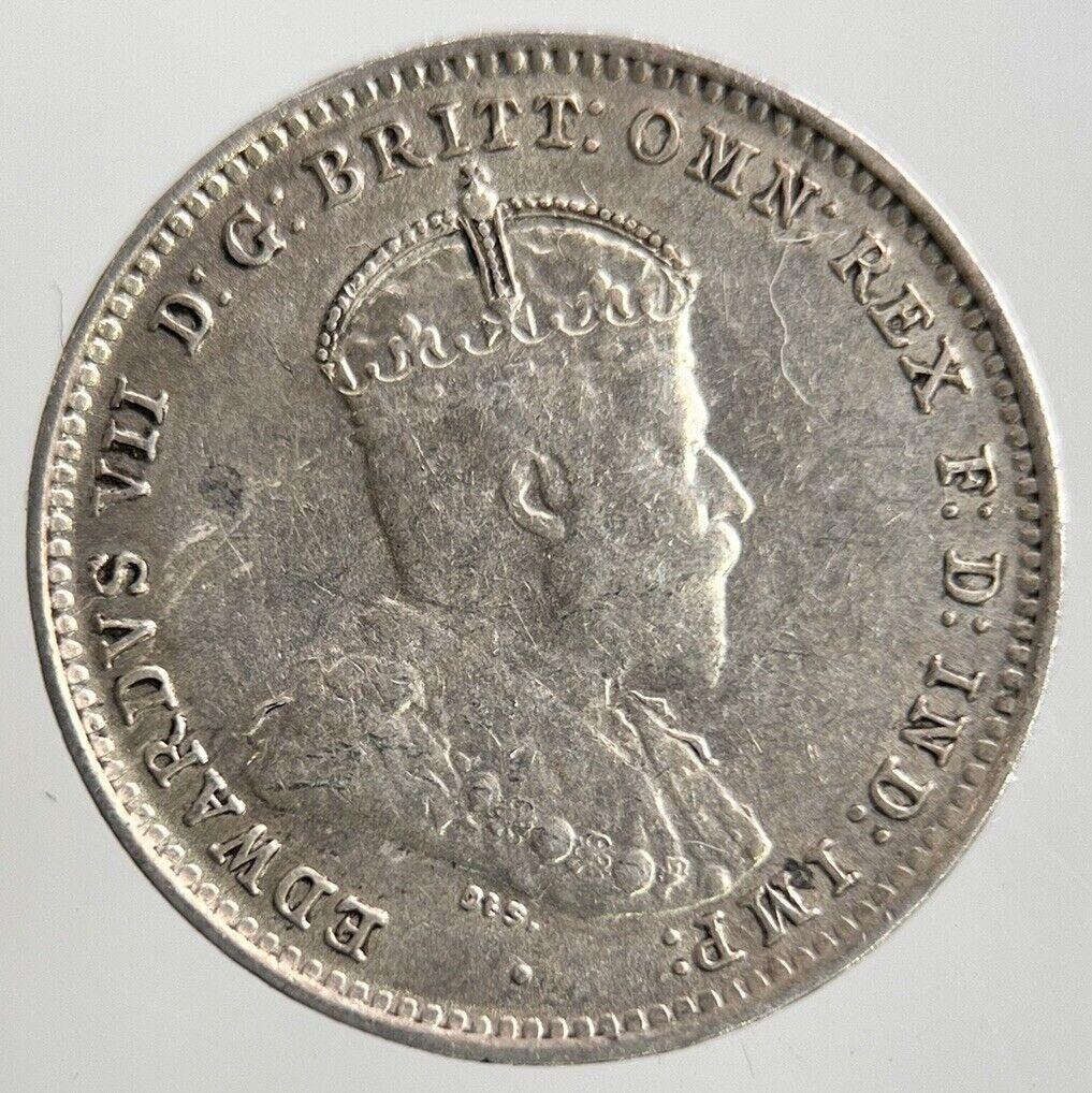 1910 Australia Threepence Silver Coin | Very High Grade