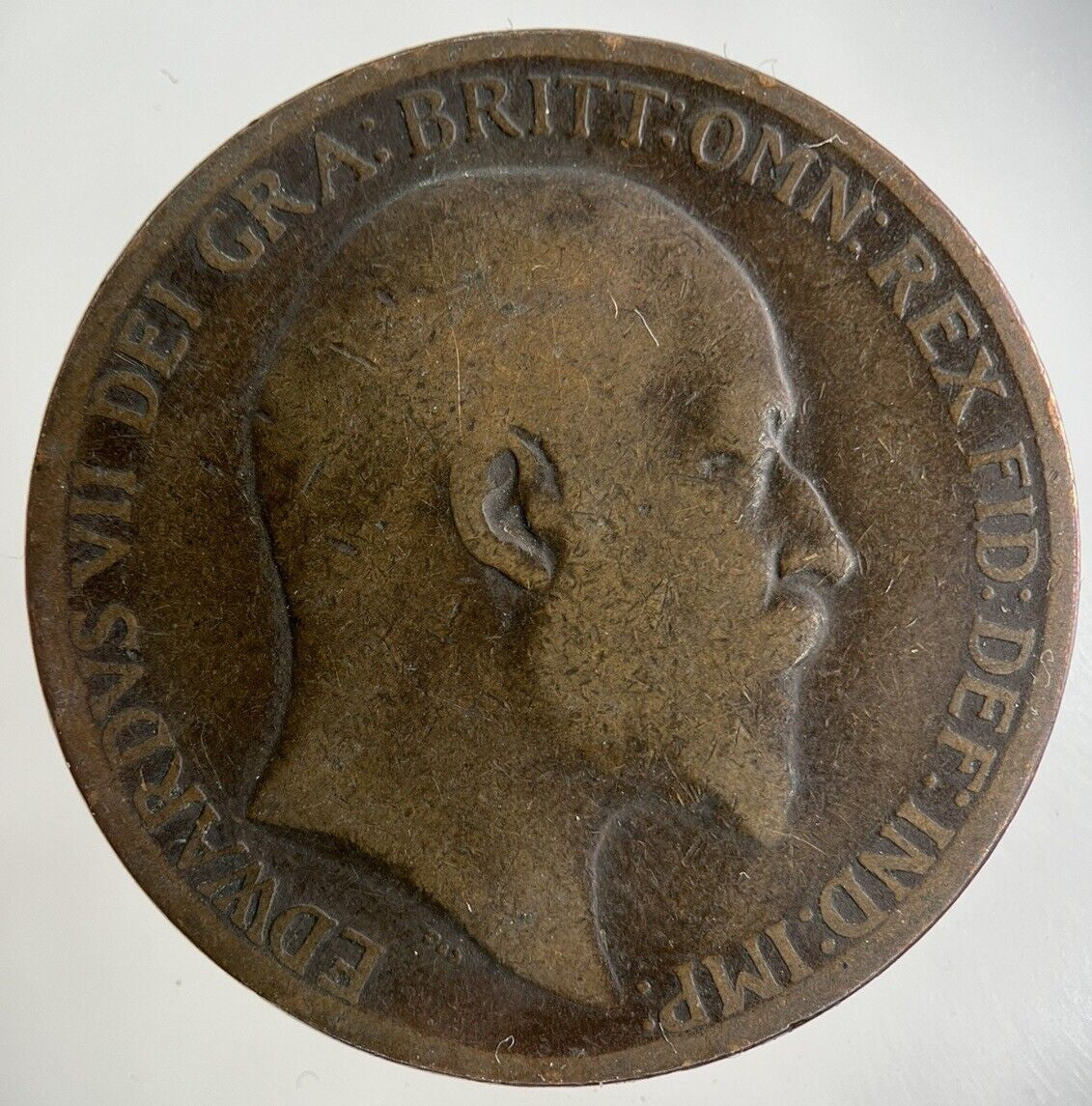 1910 Edward VII One Penny Coin | Collectable Grade