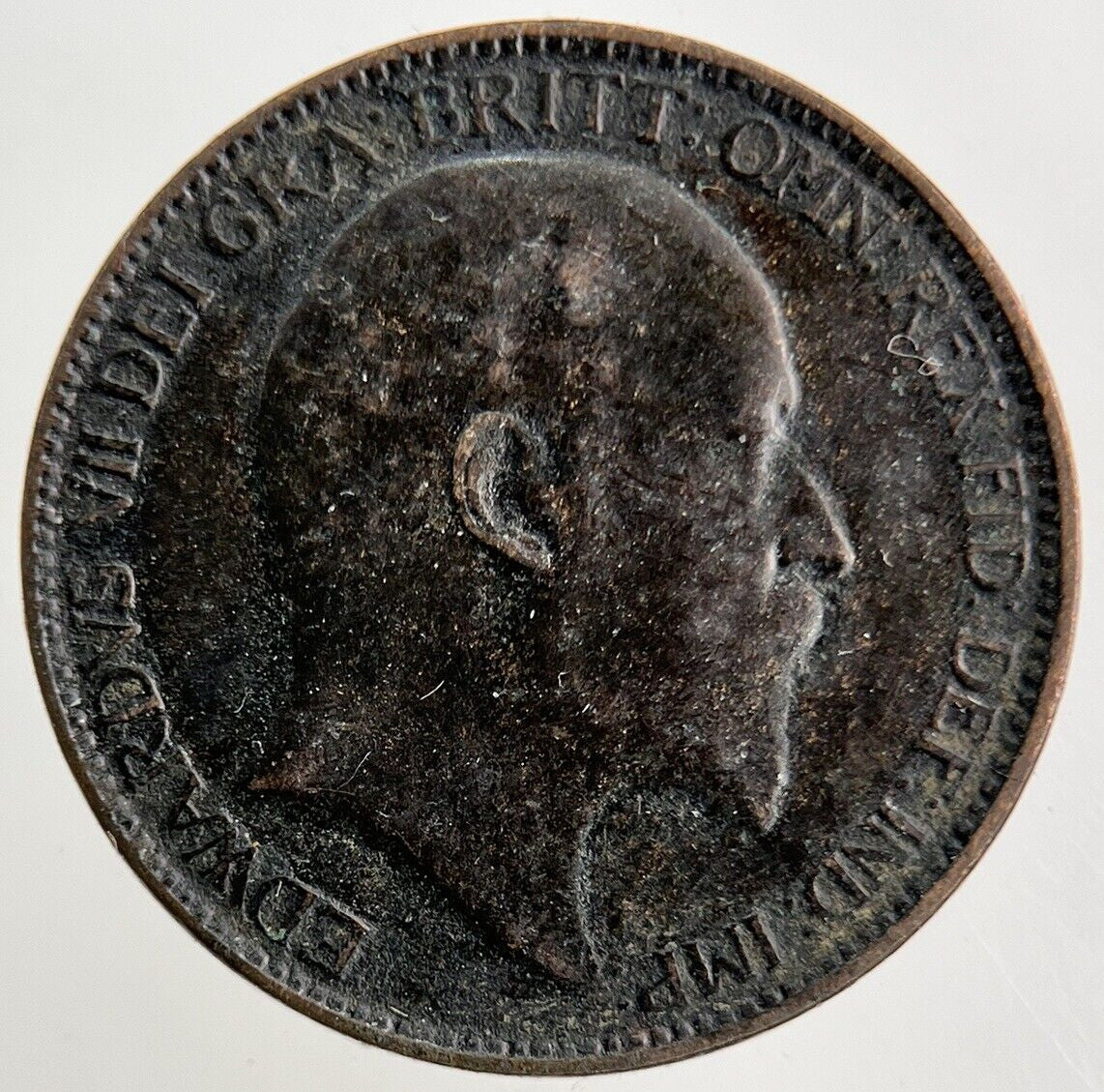1910 Edward VII Farthing Coin | Fine Collectable Grade