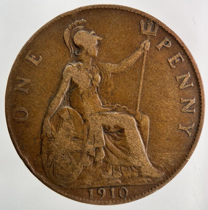 1910 Edward VII One Penny Coin | Collectable Grade