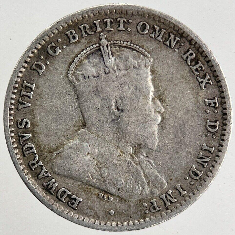 1910 Australia Silver Threepence Coin | Fine Collectable Grade