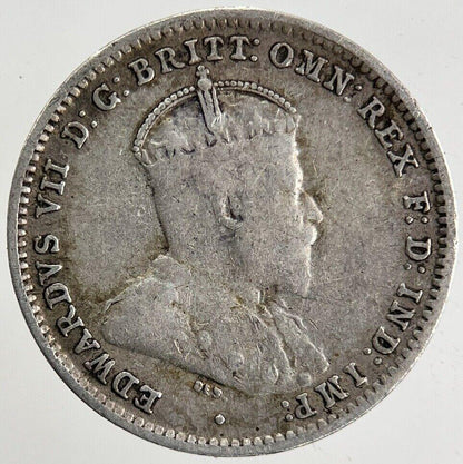 1910 Australia Silver Threepence Coin | Fine Collectable Grade