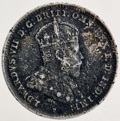 1910 Australia Silver Threepence Coin | Fine Collectable Grade