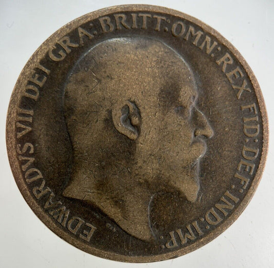 1910 Edward VII One Penny Coin | Collectable Grade
