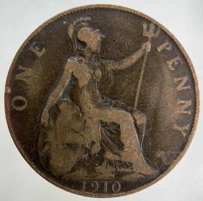 1910 Edward VII One Penny Coin | Collectable Grade
