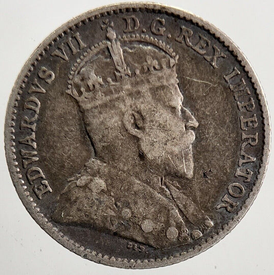 1910 Canada 5 Cents Silver Coin | Fine Collectable Grade | a5664