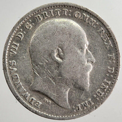 1910 Edward VII Threepence Silver Coin | Collectable Grade | a8726