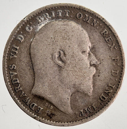1910 Edward VII Threepence Silver Coin | Fine Collectable Grade | a8714
