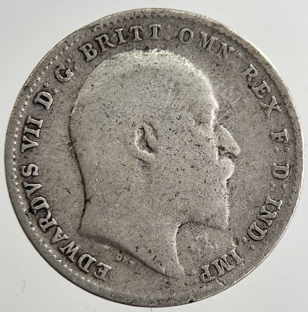 1910 Edward VII Threepence Silver Coin | Collectable Grade | a8868