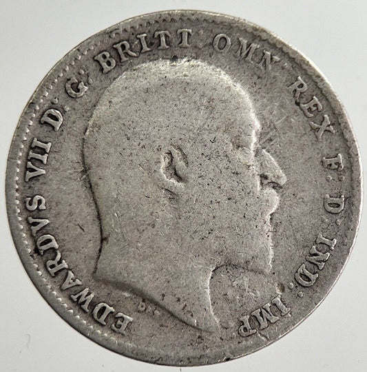 1910 Edward VII Threepence Silver Coin | Collectable Grade | a8868