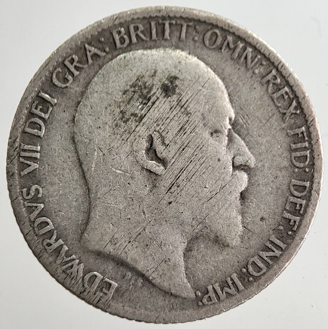 1910 Edward VII Sixpence Silver Coin | Collectable Grade | a8286