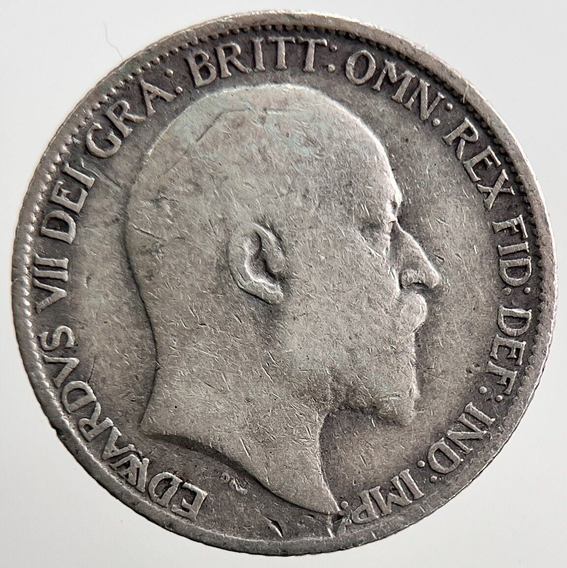 1910 Edward VII Sixpence Silver Coin | Collectable Grade | a3798