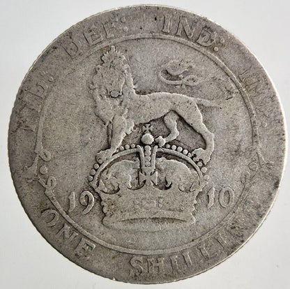 1910 Edward VII One Shilling Silver Coin | Collectable Grade