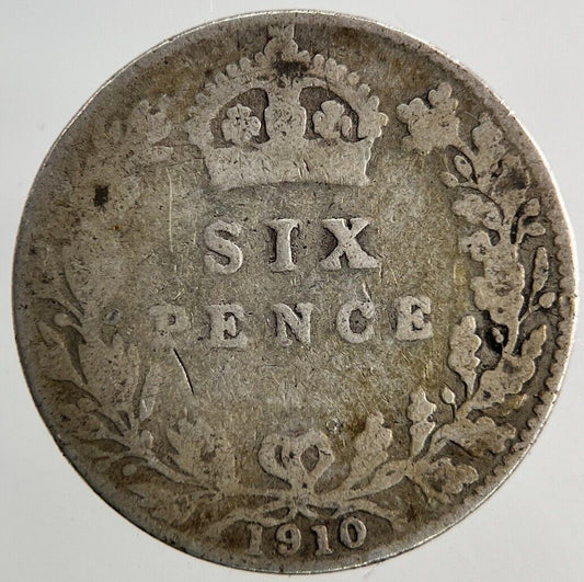 1910 Edward VII Sixpence Silver Coin | Collectable Grade