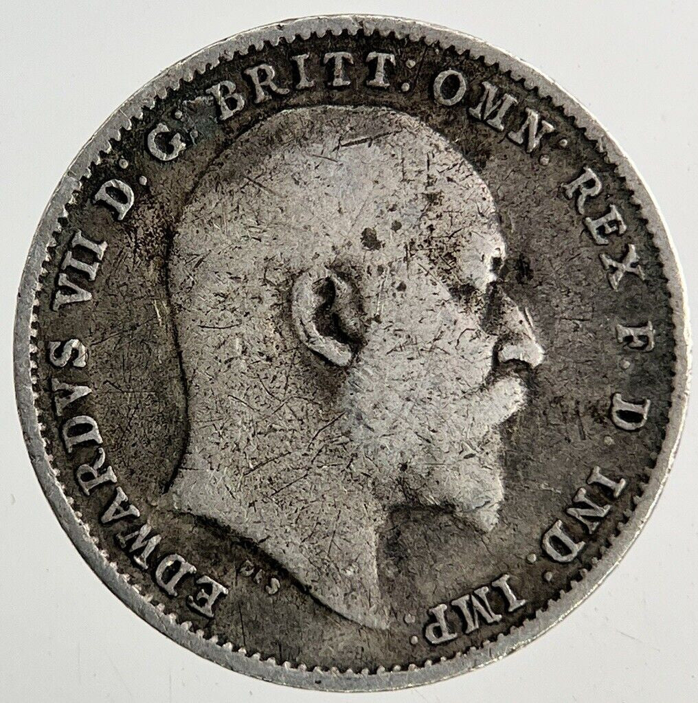 1910 Edward VII Threepence Silver Coin | Collectable Grade