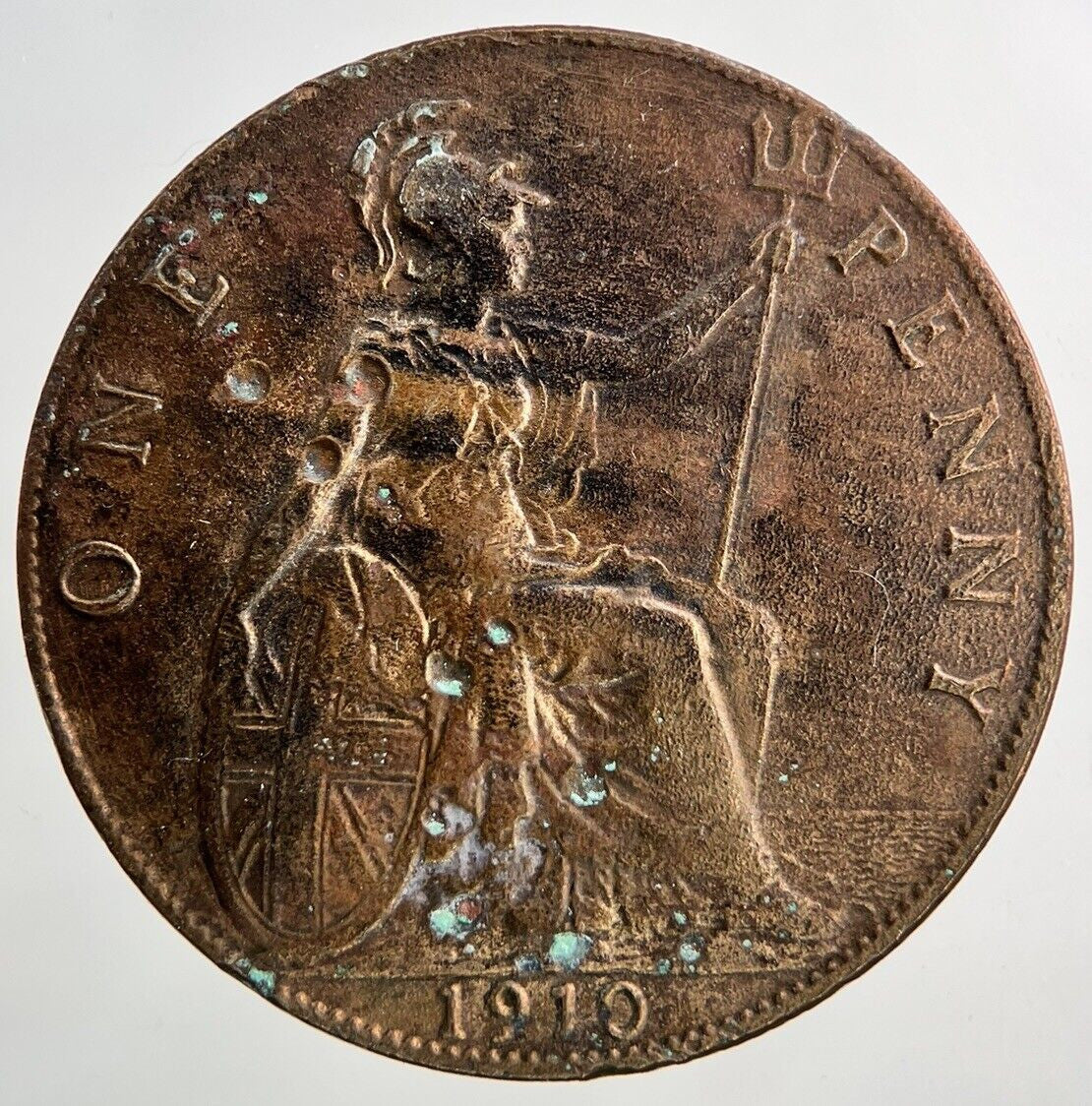 1910 George V One Penny Coin | Collectable Grade