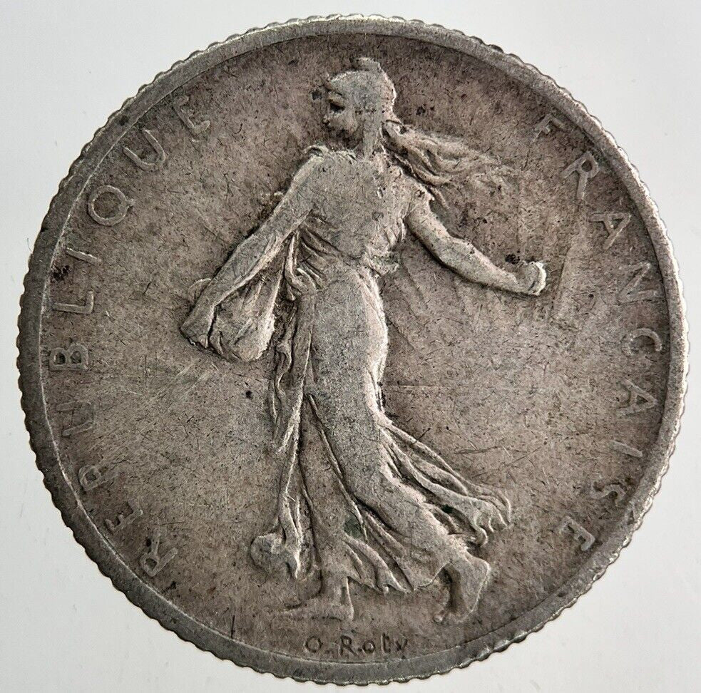 1910 France 1 Franc Silver Coin | Collectable Grade