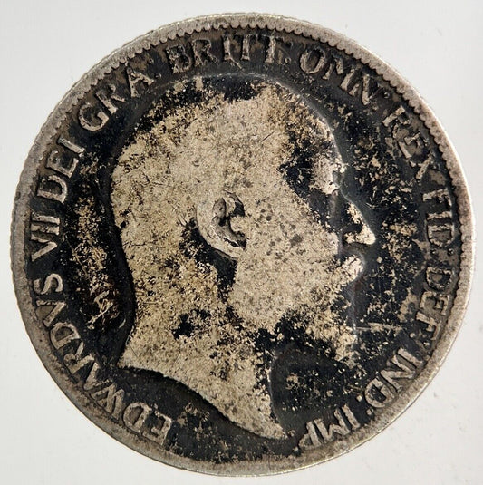 1910 Edward VII Sixpence Silver Coin | Collectable Grade