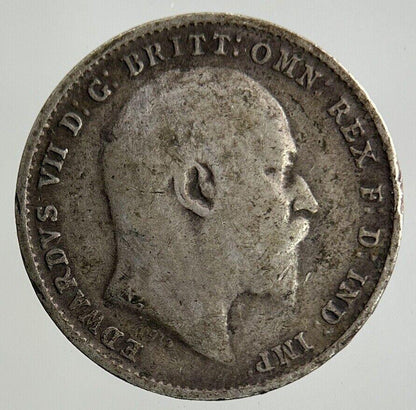 1910 Edward VII Threepence Silver Coin | Fine Collectable Grade