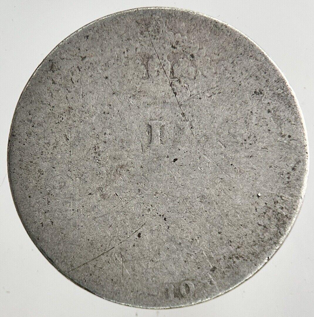 1910 Edward VII Sixpence Silver Coin | Worn Grade