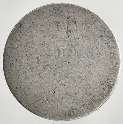 1910 Edward VII Sixpence Silver Coin | Worn Grade