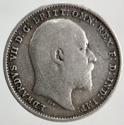 1910 Edward VII Threepence Silver Coin | Fine Collectable Grade