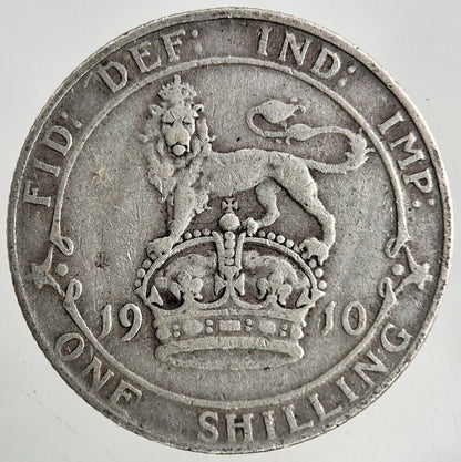1910 Edward VII Shilling Silver Coin | Fine Collectable Grade